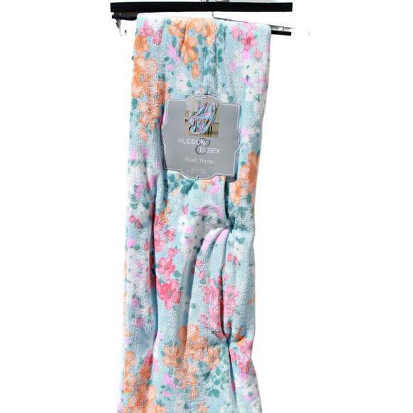 Hudson & Essex Plush Throw Spring Floral Ultra Soft Size 50 in X 70 in NEW - Picture 16 of 16